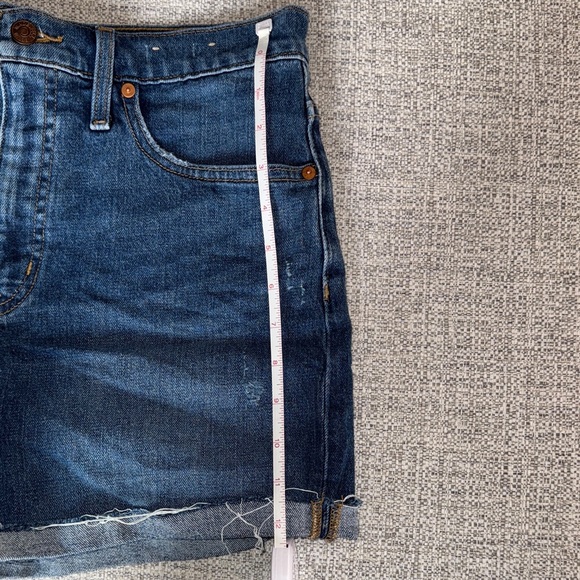 Madewell Dark Blue Jean Shorts - Picture 6 of 6
